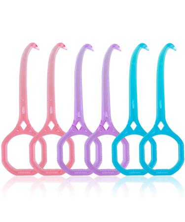 TIESOME Aligner Removal Tool  6Pcs Invisible Tooth Removal Aligner Tool Kits Chewies and Removal Aligner Tooth Hook Oral Corrector Retainer for Invisible Braces Tooth Oral Care (Transparent Rhombus)