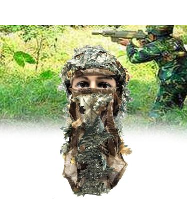 VORCOOL 3D Camouflage Face Mask - Breathable Leaves Camo Hunting Mask - Free Size for Outdoor Activities - Buy Online on GoSupps.com