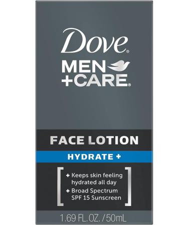 Dove Men+Care Hydrating Face Lotion with SPF 15 - 1.69 fl oz - Buy Online on GoSupps.com