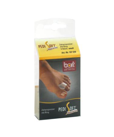 BORT 107 630 small PediSoft toe separator with gel ring 2 pieces small transparent