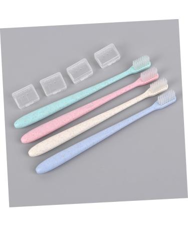 Gatuida 6 Boxes Travel Toothbrush Set - Perfect for Couples | Lightening Care Oral Brush with Caps - Buy Online on GoSupps.com