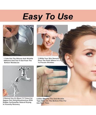 Mocmaki Reusable Silicone Forehead Wrinkle Patches | Non-Invasive Treatment for Forehead Wrinkles | Effective Wrinkle Smoothers - Buy Online on GoSupps.com