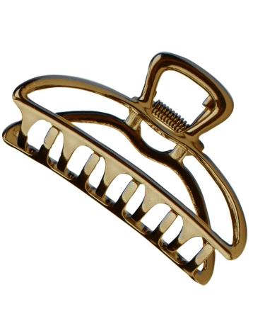TROTH FASHION Metal Antique Silver Plated Hair Clips Women Crystal Rhinestone Hair Claw Diamante Claw Hair Clamp Anti Slip Large Claw Clips for Thin & Thick Hair Hair Styling Accessories Women Gold