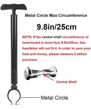 Adjustable Self Balance Hoverboard Handle Bar Extension | Knee Bar Balancing Scooter Armrest | Telescoping Design for Mini Scooter 6.5'' 8'' 10'' | Kids and Adults - Buy Online on GoSupps.com