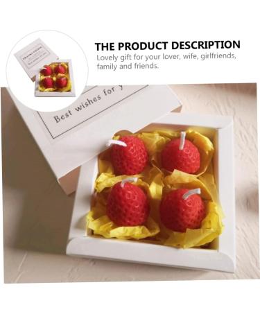 Valentine's Day Scented Candle - Strawberry Fragrance | Perfect Gift for Girlfriends | Boxed Candle for Romantic Moments - Buy Online on GoSupps.com