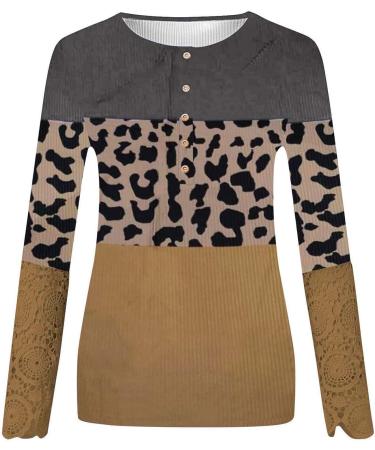 Color Block Lace Long Sleeve Henley Romper Bathing Suit - Bronze, X-Large - Buy Online on GoSupps.com