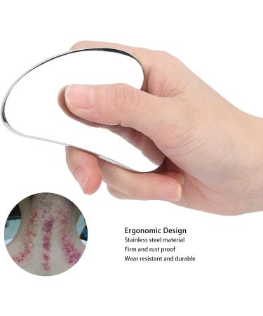 Gua Sha Scraping Massager | Multifunctional Stainless Steel Facial Tool for Lifting & Firming - Buy Online on GoSupps.com