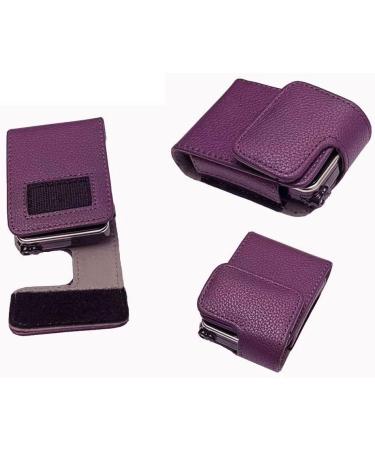 USAstar SNK 2nd Gen Premium Pouch Case with Belt Clip for Tandem Diabetes Care Insulin Pump - Purple Vertical Design - Compatible with T Flex, T Slim G4, T Slim X2 Pump - Size 1 - Buy Online on GoSupps.com