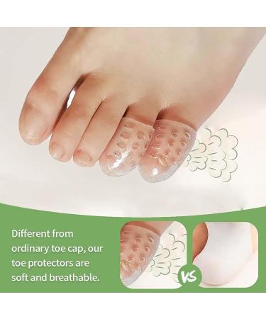 JJKTO GEL Toe Caps - Breathable Silicone Anti-Friction Toe Protectors for Women (10PCs) | Reduce Friction & Protect Toes - Buy Online on GoSupps.com