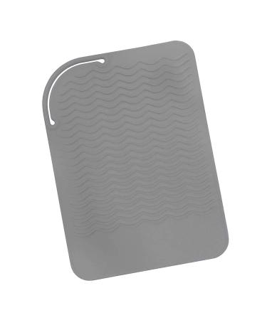 Buy Gray Silicone Heat Travel Mat - Anti-Heat Pad for Hair Straighteners & Curling Irons | Ideal for Hot Styling Tools - Worldwide Shipping - Buy Online on GoSupps.com