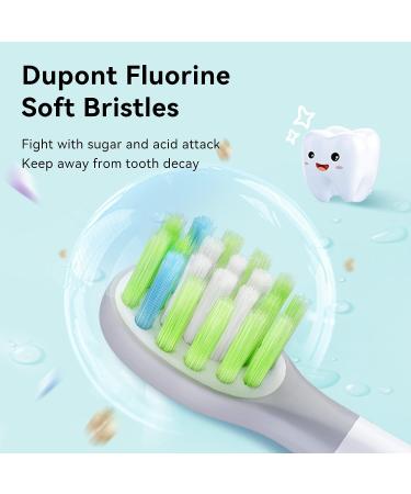 uSmile Kids Electric Toothbrush | Rechargeable Type-C | Soft Bristles | Dinosaur Pattern | 2-Minute Timer | Easy-Grip Silicone Handle | 6 Months Battery Life | Ages 3+ | Green - Buy Online on GoSupps.com