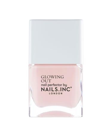 Nails.INC Glow With The Flow Glow-Enhancing Nail Perfector Polish Sheer Peach - Buy Online on GoSupps.com