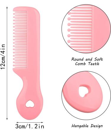 AOVNA 3 Pieces Baby Hair Comb Round Teeth Combs Soft Baby Hair Brush for Baby Child Kids - Buy Online on GoSupps.com