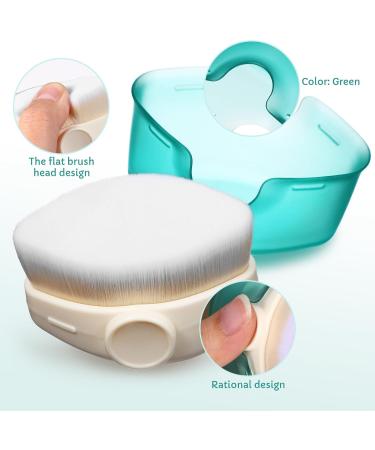 Pinceau Applicateur Cr me Solaire Visage avec Capuchon Protection Brosse Plate Douce pour Maquillage Pr cis Portable et Facile Utiliser - Buy Online on GoSupps.com