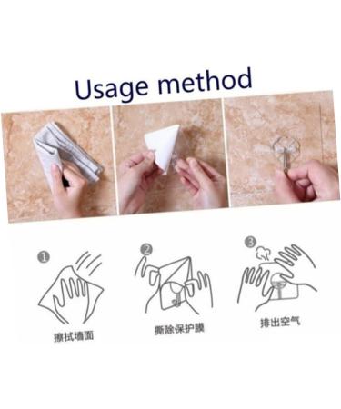 Alipis 10pcs Ceiling Hooks Wall Hooks Sticky Hangers Adhesive Hooks Sticky Hook Nail Coat Hanger medium As Shown - Buy Online on GoSupps.com