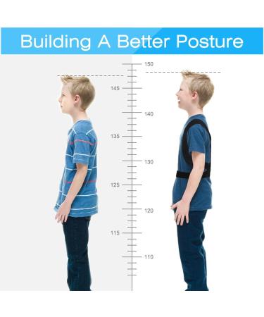 DOUQIFEI Posture Corrector for Kids Teenagers Spinal Support Back Posture Brace Upper Back Brace with Soft Shoulder Pads and Elastic Belts Adjustable Back Straightener Support - Buy Online on GoSupps.com