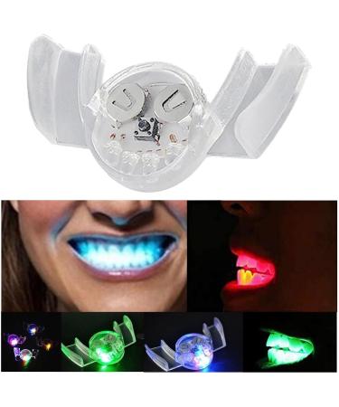 Buy Halloween Glitter Dentures | LED Novelty Teeth | Colorful Strange Yellow Teeth for Parties & Events - Buy Online on GoSupps.com