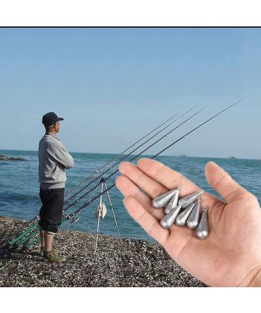 30 PCs Fishing Weights Kit - Multi-Size Shot Weights & Sinker Set for Outdoor Fishing (5g/10g/15g) - International Shipping Available - Buy Online on GoSupps.com