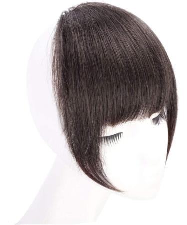 Bangs Hair Clip Bangs Hair for Women Bangs Hair Clip Extension Brazilian Human Hair Blunt Bangs Clip In Thick Natural Hair Extension Non-Remy Clip-In Neat Bang Hairpieces Bangs Clip in Hair (Color : Natural Color 20g T - Buy Online on GoSupps.com