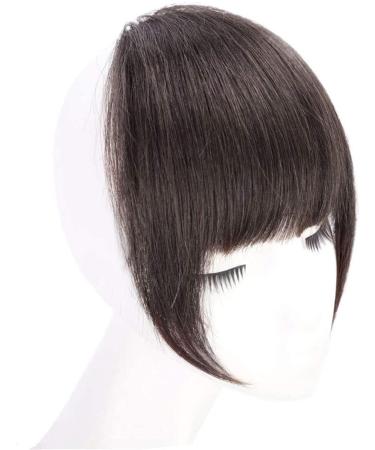 Bangs Bangs Hair for Women Bangs Hair Clip Extension Brazilian Human Hair Blunt Bangs Clip In Thick Natural Hair Extension Non-Remy Clip-In Neat Bang Hairpieces for Women Curved Bangs for Daily Wear 1B Black 12g T - Buy Online on GoSupps.com