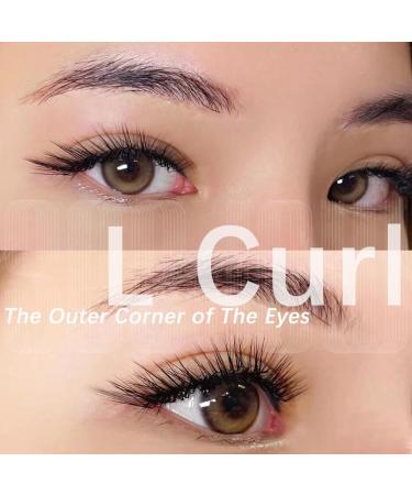 L Curl Lash Extensions | Classic Individual 7-15mm | Soft & Lightweight Eyelashes for Beauty Salons | Matte Black - 0.07mm - Buy Online on GoSupps.com