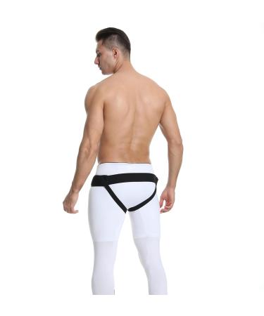 Hernia Support Belt for Men and Women - Belltop Inguinal Hernia Truss with Adjustable Compression Pads - Size S (24-29in) - Buy Online on GoSupps.com