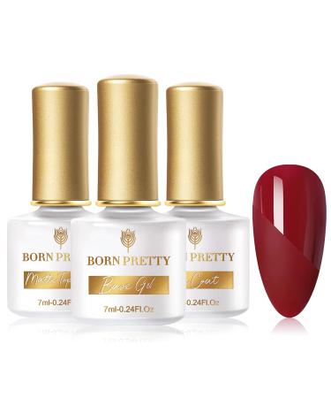 Born Pretty Base & Top Coat Combo 3-Pack - Chip-Free Gel Formula with Glossy and Matte Finish - 7ml Each - Buy Online on GoSupps.com