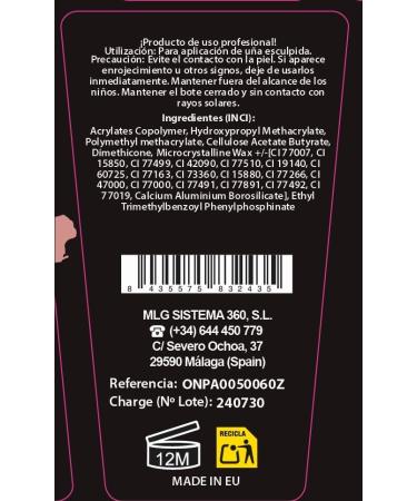 Outlet Nails Poly AcrylGel Cover Skin 60 g Pink Nail Extension  - Buy Online on GoSupps.com