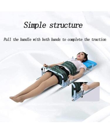 WOLWES Lumbale Traction Device - Portable Back Hull for Lumbago Relief - Low Back Pain Treatment Black - Buy Online on GoSupps.com
