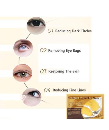 30 Pairs Collagen Eye Pads - Dark Circle Treatment Wrinkle Repair & Puffiness Relief - International Shipping Available - Buy Online on GoSupps.com
