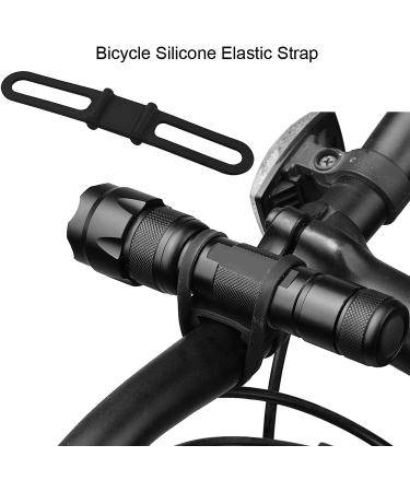 5pcs Bicycle Silicone Straps - Universal Bike Holder for Light, Flashlight, Cellphone | Alomejor - Buy Online on GoSupps.com