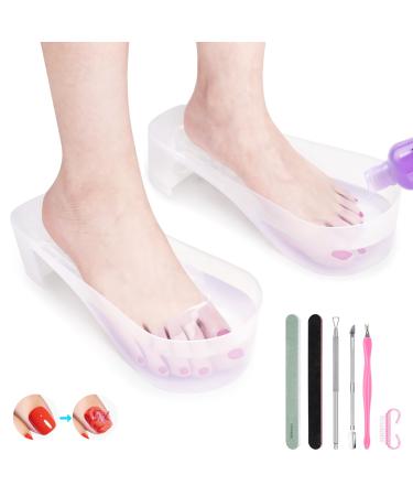 LIONVISON Acetone Nail Soaking Bowl: Toe Soak Off Bowl Manicure Soak Bowl Set