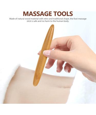8-Piece Acupressure Wooden Massage Tool Set - Body Muscle Massager & Reflex Zone Scraper for Enhanced Relaxation - Buy Online on GoSupps.com
