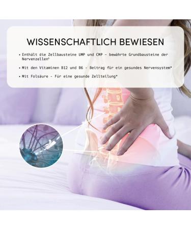 Neuro-Orthim | Uridine Cytidine & Folic Acid + B12 | Vegan Gluten-Free Lactose-Free | 80 Capsules for Nervous System Health - Buy Online on GoSupps.com