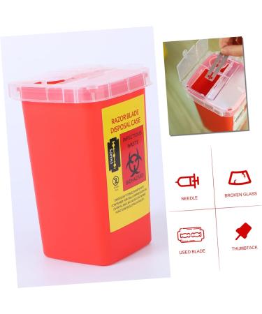 Hapinary 1 STK Hairdresser Razor Disposal Blades - Portable Sharp Waste Disposal Container for Travel - Buy Online on GoSupps.com