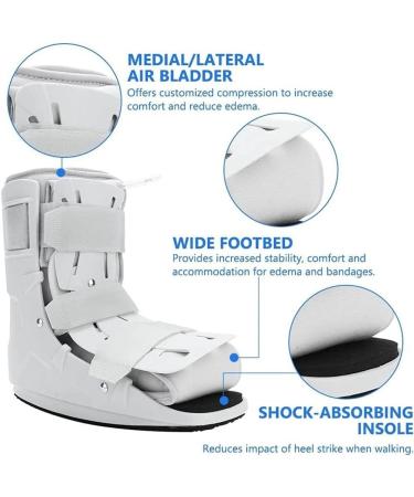FoRes Walking Shoes Boot - Dual Airbag Protection Walker Brace for Foot Fractures & Sprained Ankles | Small Size - Buy Online on GoSupps.com