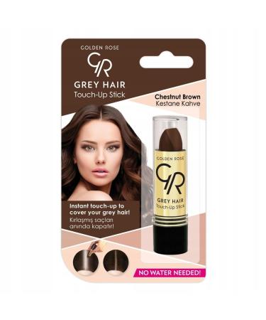 Golden Rose Gray Hair Touch-up stick (Chestnut Brown) by Golden Rose