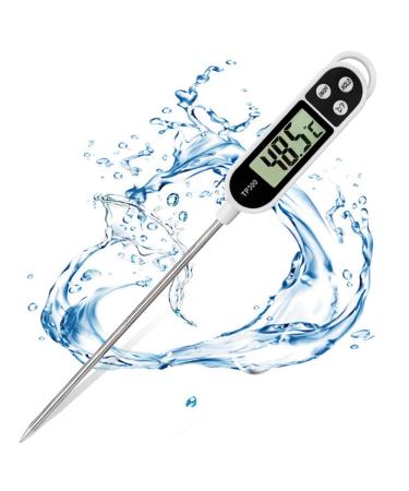 Grill thermometer meat thermometer thermometer thermometer kitchen thermometer roast thermometer cooking thermometer with 3s immediately read out LCD screen and long probe for kitchen grill bbq food