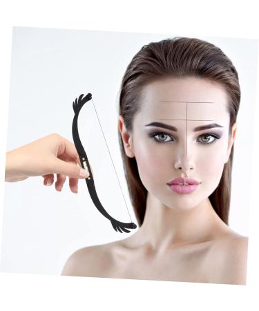 Mikinona Eyebrow Ruler Eye Brow Shaping Kit White White Outfit Eyebrow Shaper Kit Set Eyebrow Line Foldable Eyebrow Mapping Kit 25.5x1.3cm Black - Buy Online on GoSupps.com