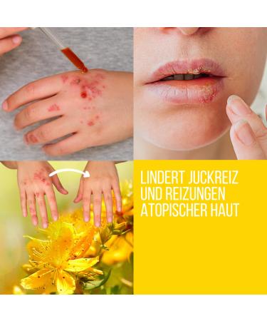 Strong Johanniskraut Oil - Premium Massage Oil for Skin Hair Cellulite & Stretch Marks - 50ml - Buy Online on GoSupps.com