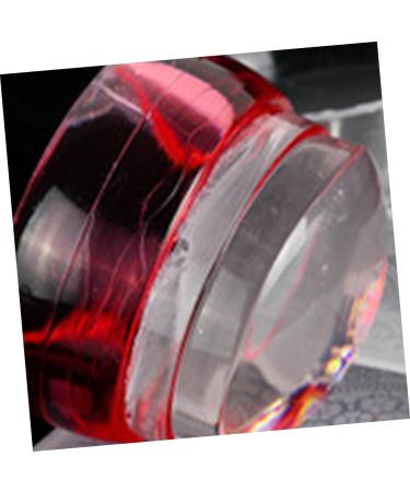 minkissy 2 Set Nail Art Stamping Tool Nail Stamping Plate Nail Stamper Clear Nail Polish Transparent Nail Polish Nail Art Tool Nail Tools Nail Art Stamper Manicure Mold 3*3*2cm Red - Buy Online on GoSupps.com
