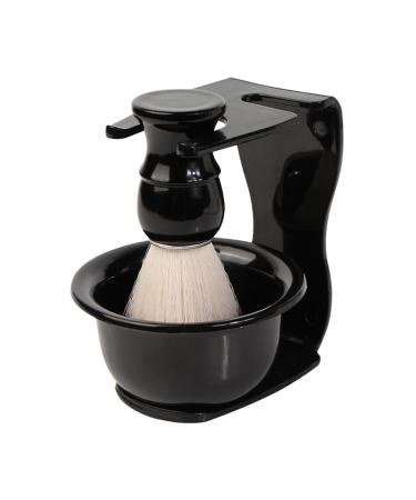 Perfeclan 3 Pieces Barbers Shaving Brush Shaving Soap Bowl Brush Shaving Foam Bowl Professional Beard Cleaning Hairdressing Tools