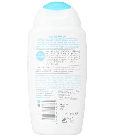 Femfresh 250ml Ultimate Care Active Fresh Wash | Refreshing Body Wash for Women - Shop Internationally - Buy Online on GoSupps.com