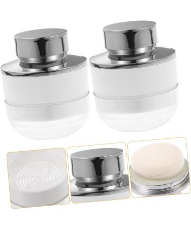 Beavorty 2pcs Mushroom Head Loose Powder Box Body Powder Empty Powder Case Mini Powder Puff Blusher Plastic 1 g (Pack of 1) As Shown - Buy Online on GoSupps.com