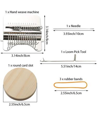 Speedweve Darning Loom Tool Kit with 14 Hooks for Jeans and Clothes Repair - Beginner-Friendly DIY Weaving Arts - Buy Online on GoSupps.com