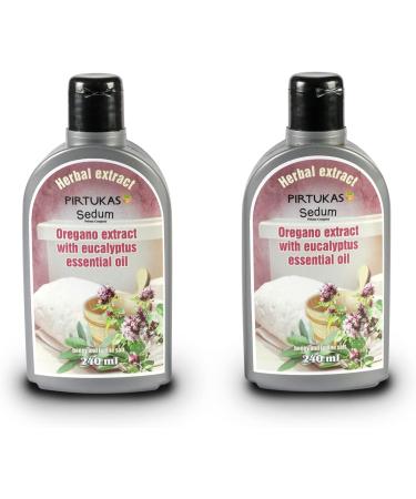 Sedum Natural Herbal Extract for Sauna & Massage - 240ml Infusion with Oregano Juniper Propolis & Essential Oils - Buy Online on GoSupps.com