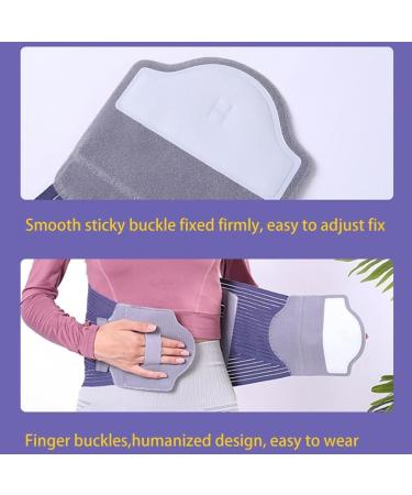 Extended Lordosis Support Belt for Men & Women - Breathable Lower Back Pain Relief & Posture Correction Orthosis - Gray & M Gray - Buy Online on GoSupps.com