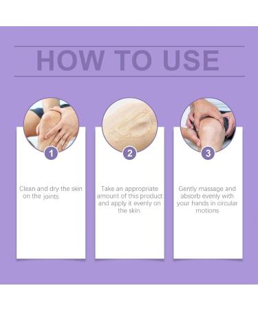 2 PCS Soothing Relief Massage Gel Joint Gel Purple Gel Cooling Soothing Knees Lumbar Neck Back Shoulders Hands and Feet Body Ceams - Buy Online on GoSupps.com