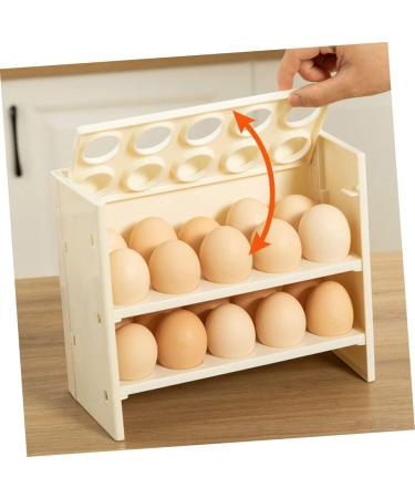 Mikinona Garnish Tray Egg Storage Box Decorative Storage Boxes Eggs Organic Cage Egg Storage Rack Crisper Egg Holder - Buy Online on GoSupps.com