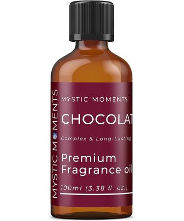 Mystic Moments Chocolate Fragrance Oil - 100ml | Indulgent Scent for Aromatherapy and Home Fragrance - Buy Online on GoSupps.com